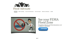Desktop Screenshot of floodadvocate.com